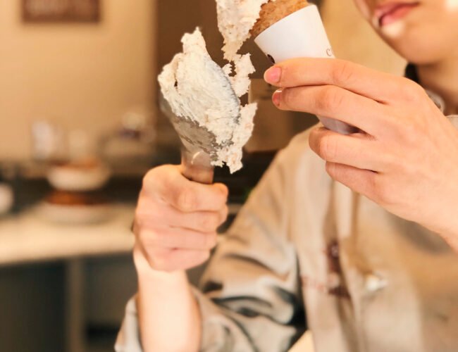 A elegância do gelato da Cremilla