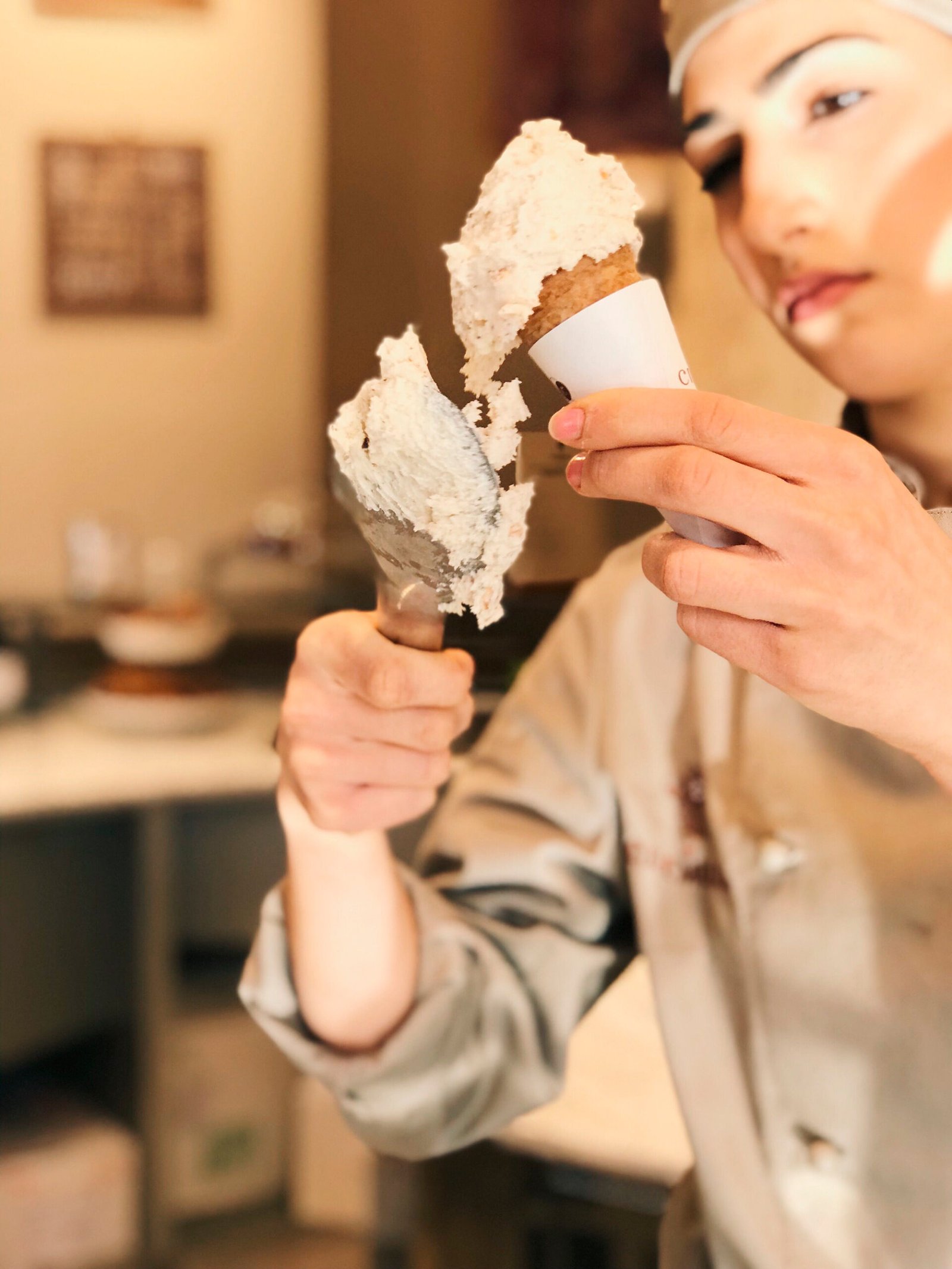 A elegância do gelato da Cremilla