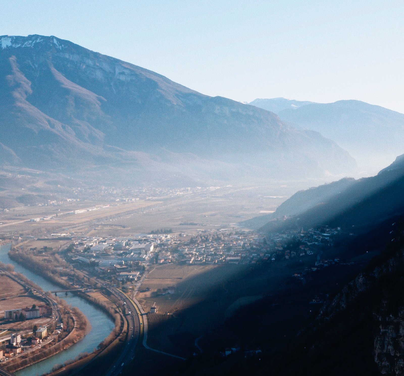 Trento vista do alto