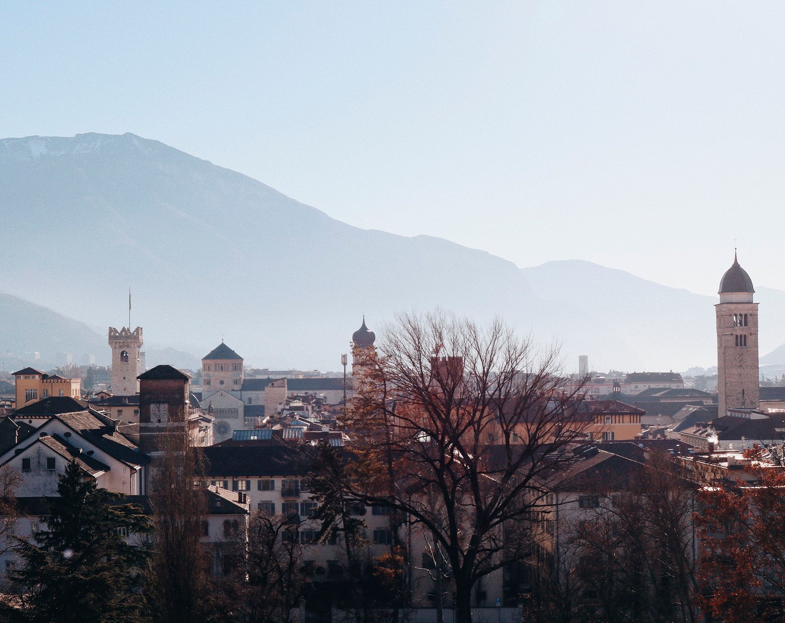 Vista encantadora, de cima da roda gigante