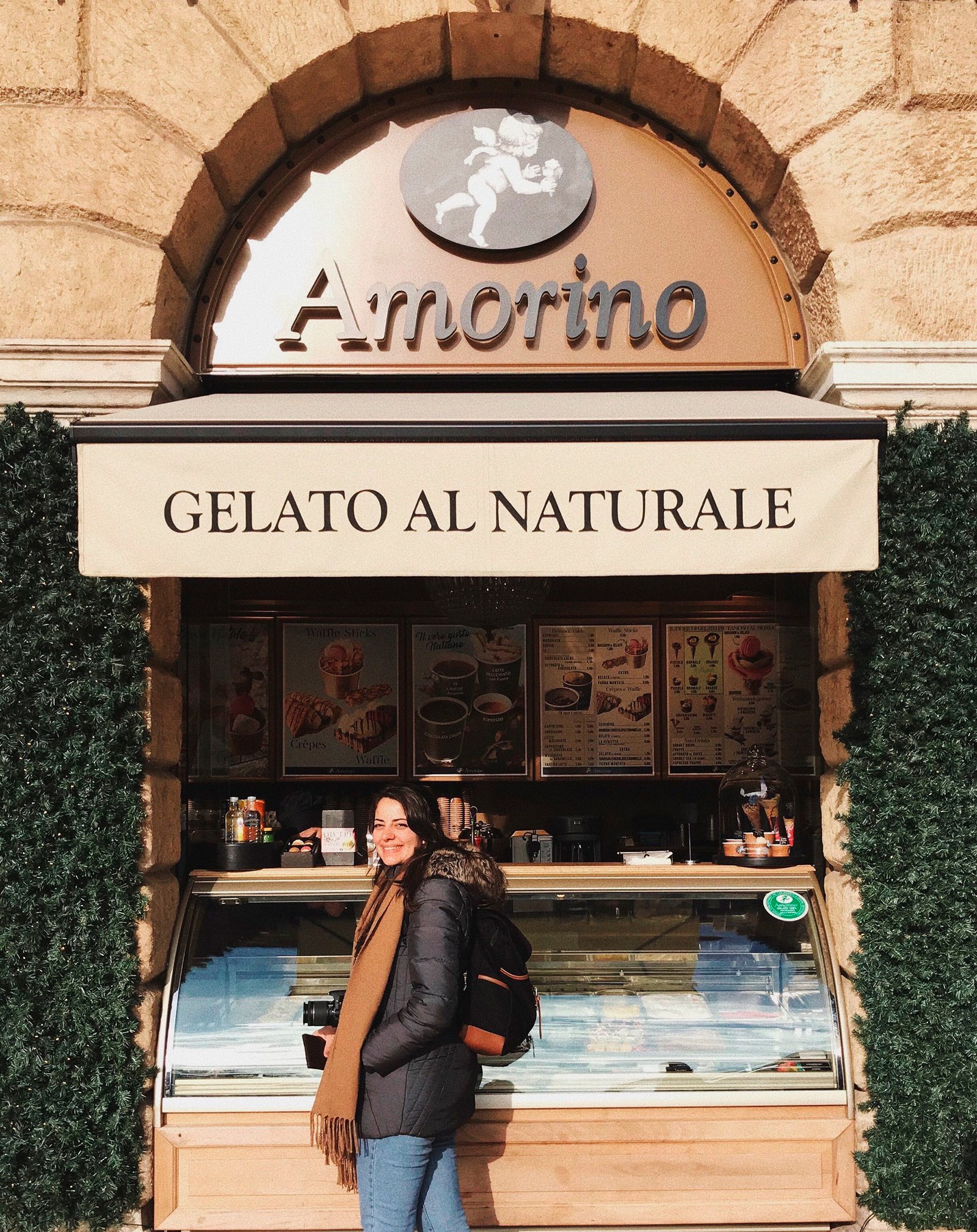 Gelato na Piazza Brá - O que fazer em Verona em 1 dia