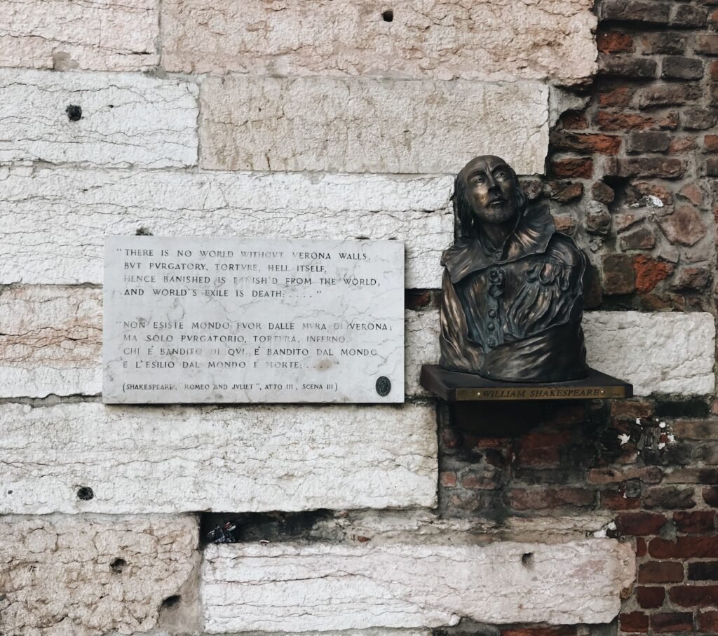 Citação de Shakespeare sobre Verona
