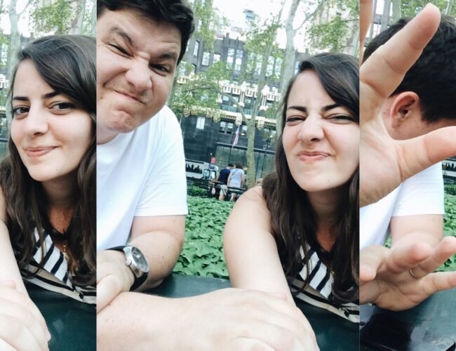 Eu e a Flora em Nova York