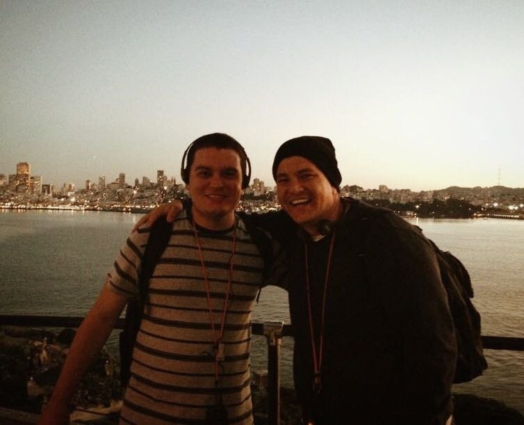 Eu e Diego, em São Francisco