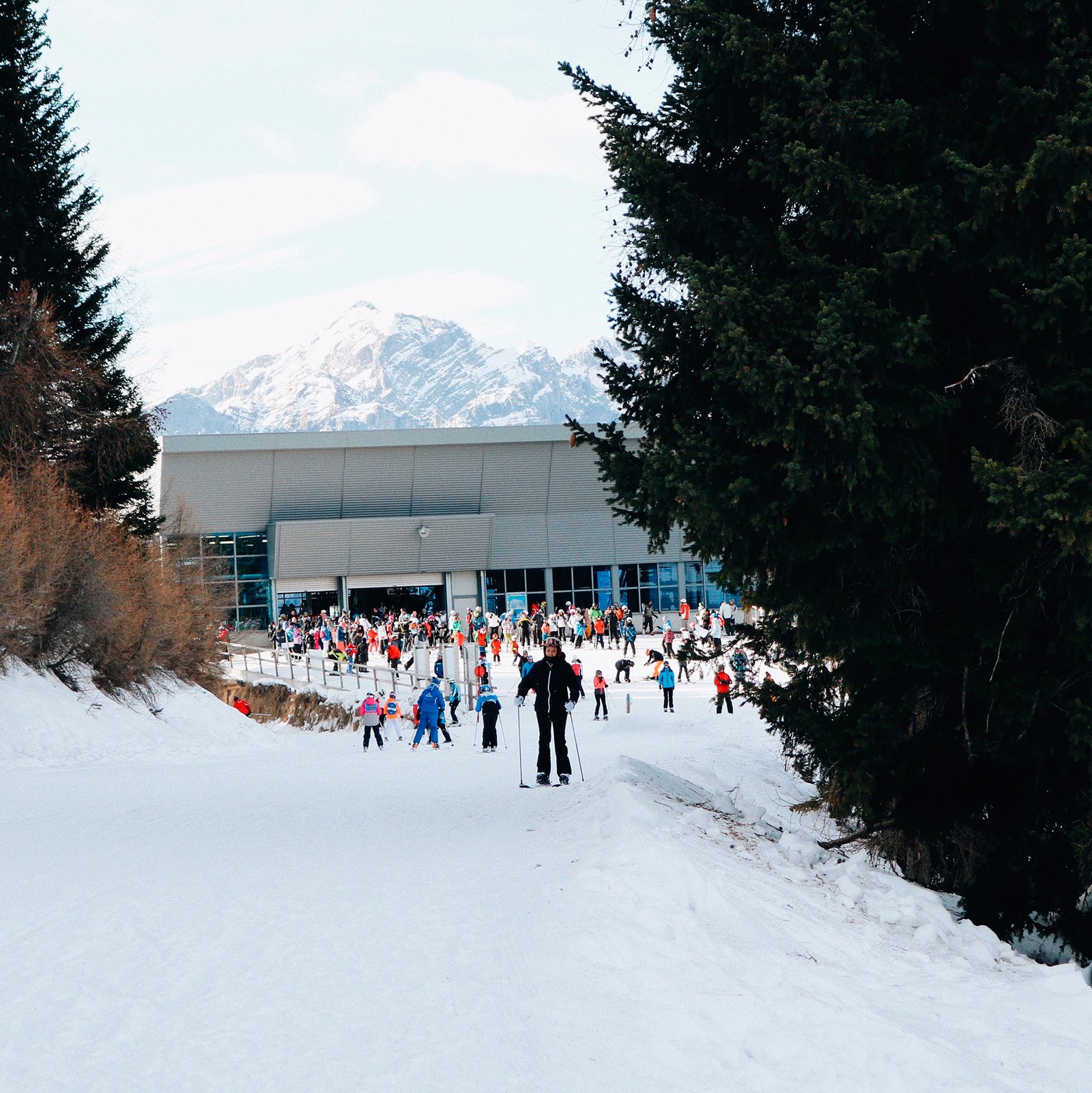 Skiando em Fai Della Paganella