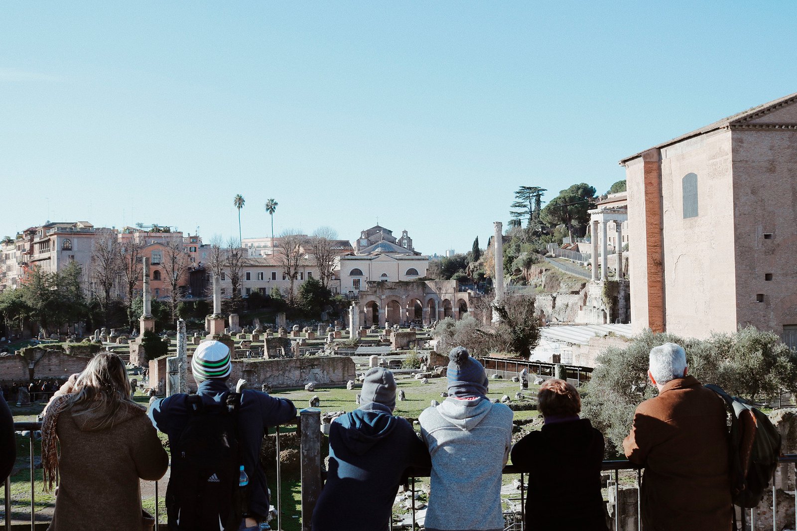 Nossa família em Roma