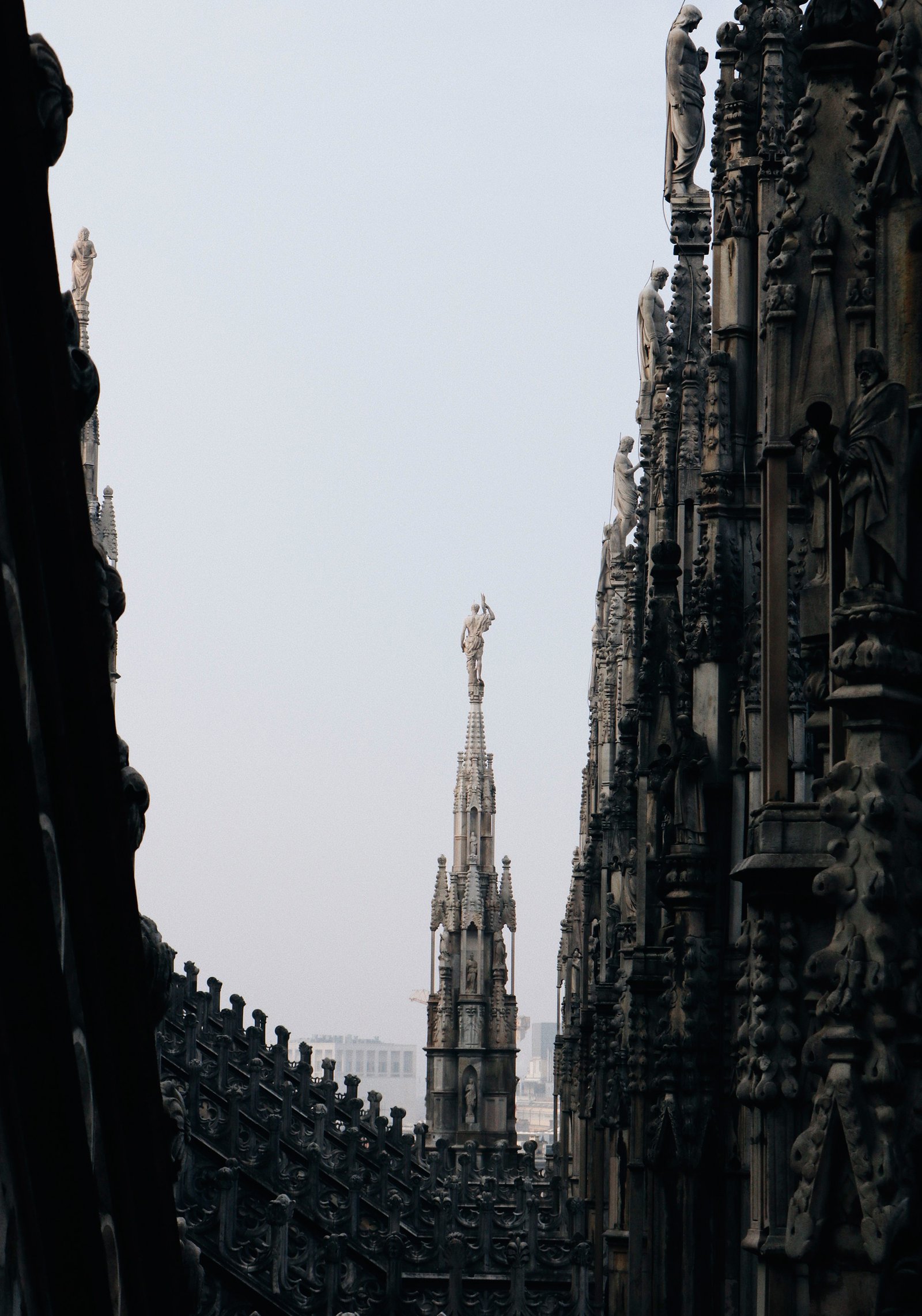 Estilo gótico - Terraço da Duomo de Milão