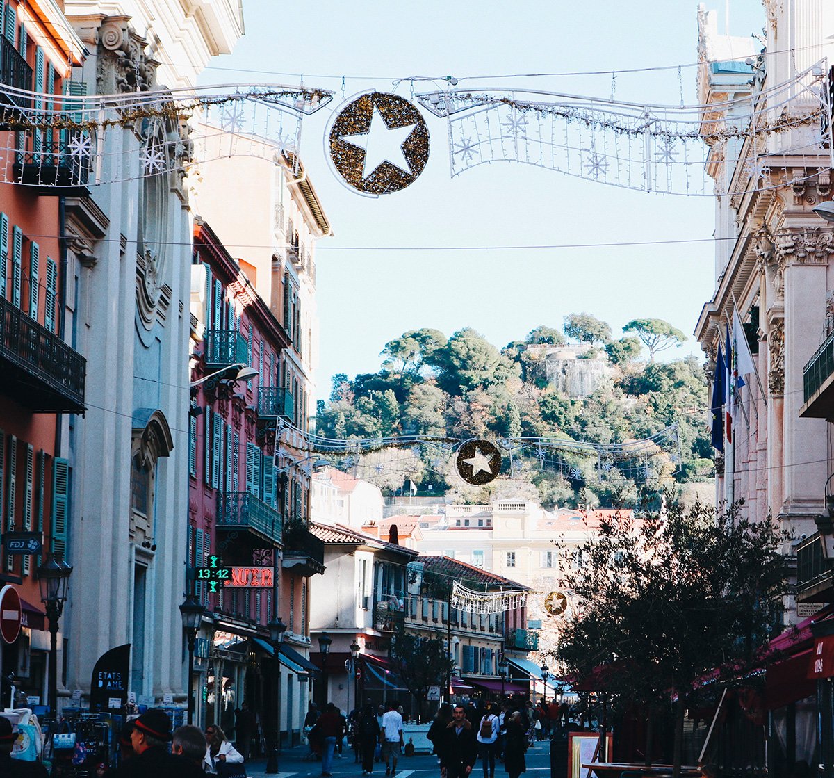 Decoração natalina em Nice, França