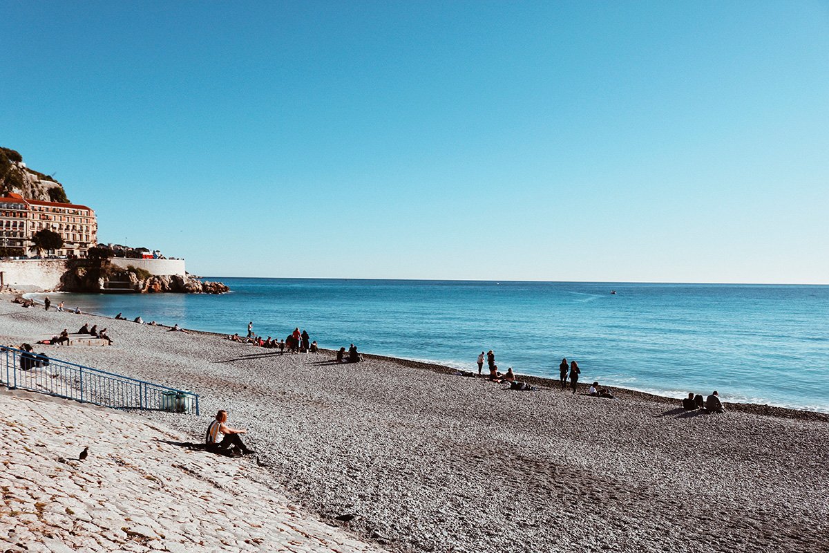 A costa azul, Nice