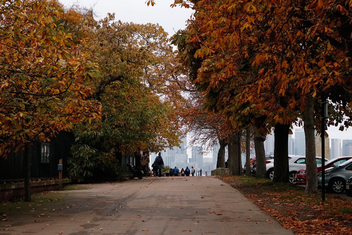 Greenwick Park e as folhas no outono