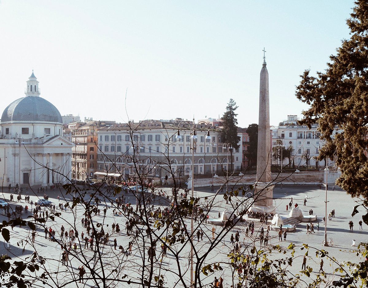A Villa Borghese e a Piazza del Popolo - flanando em Roma