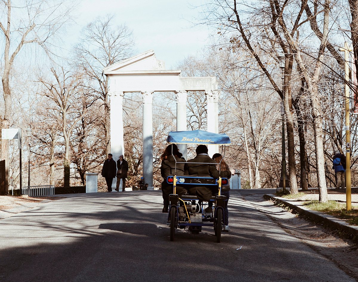 A Villa Borghese e a Piazza del Popolo - flanando em Roma