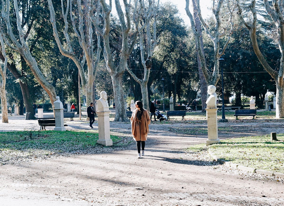 A Villa Borghese e a Piazza del Popolo - flanando em Roma