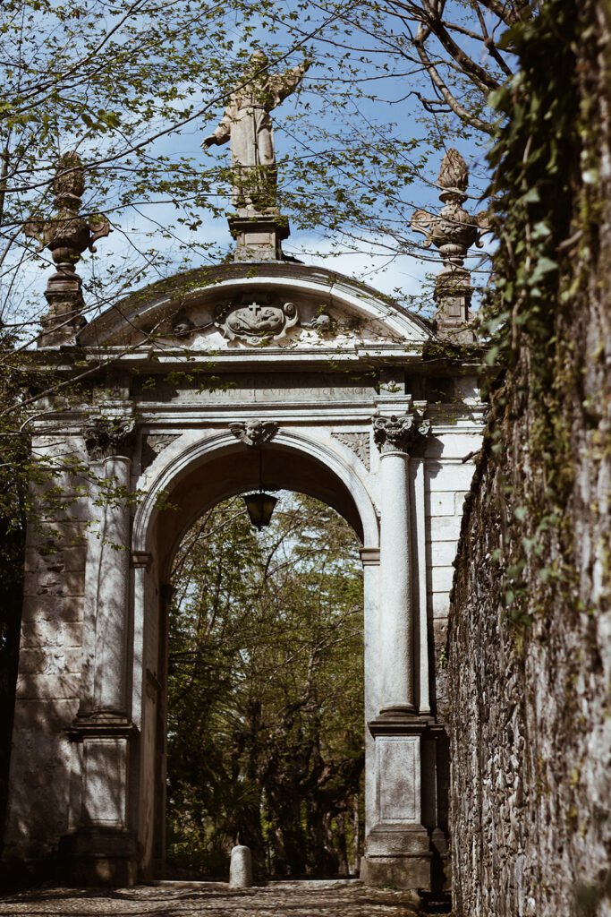 Caminho até o Sacro Monte di Orta
