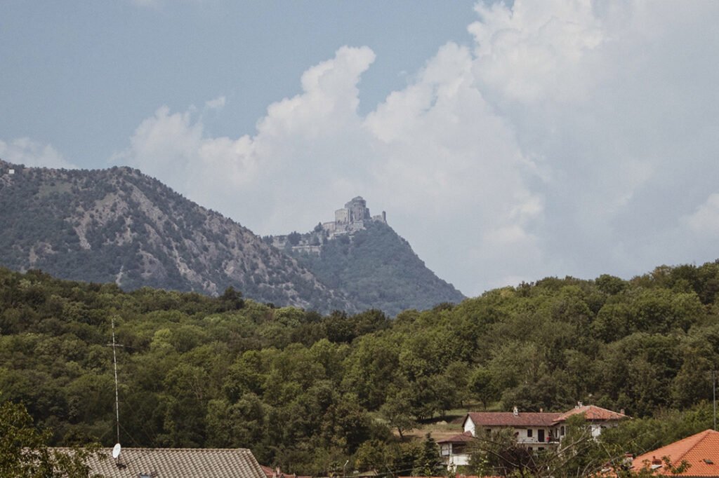 As montanhas ao redor de Avigliana