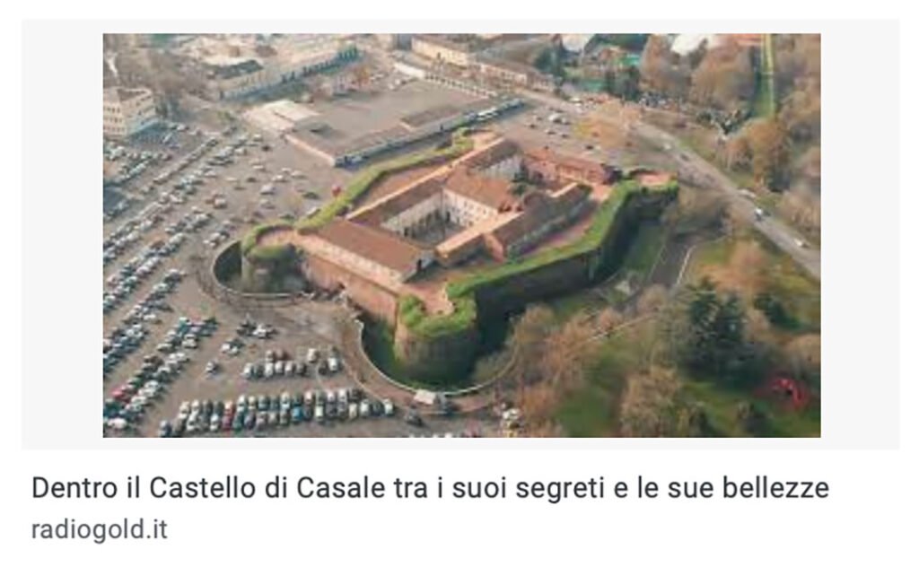 Casale Monferrato: Foto aérea do Castello dei Paleologi
