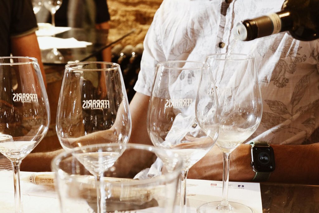 Degustação dos vinhos Ruchè, da Vinícula Ferraris