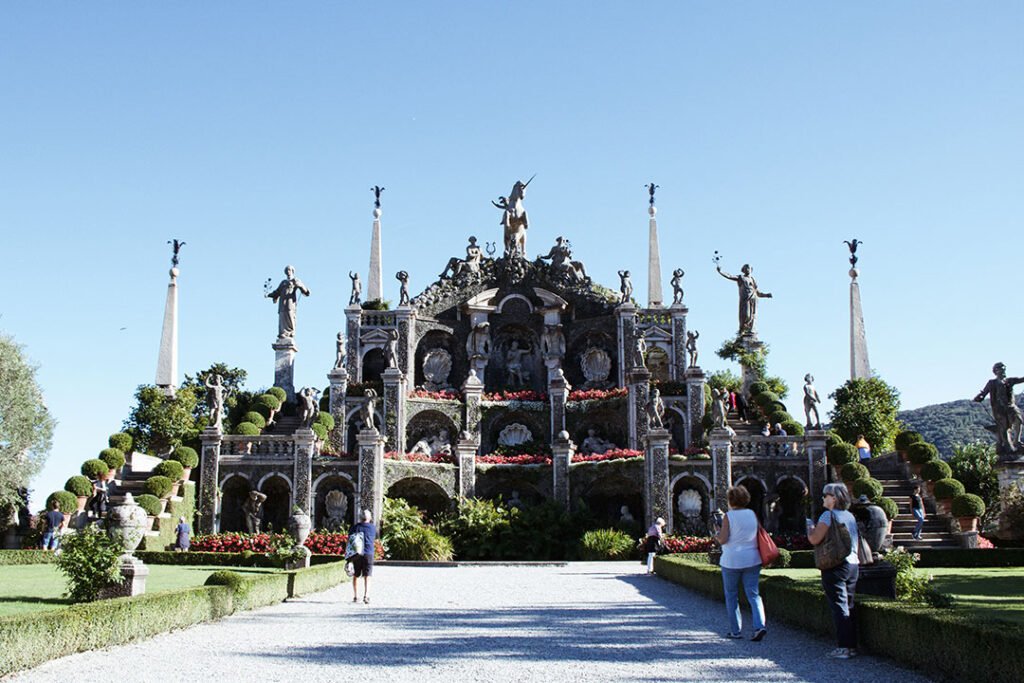 Jardins do Palazzo Borromeo, na Isola Bella - Lago Maggiore