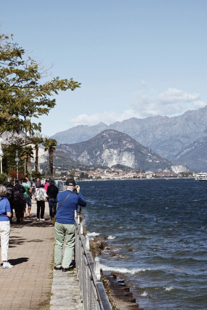 Panorama do Lago Maggiore a partir de Stresa