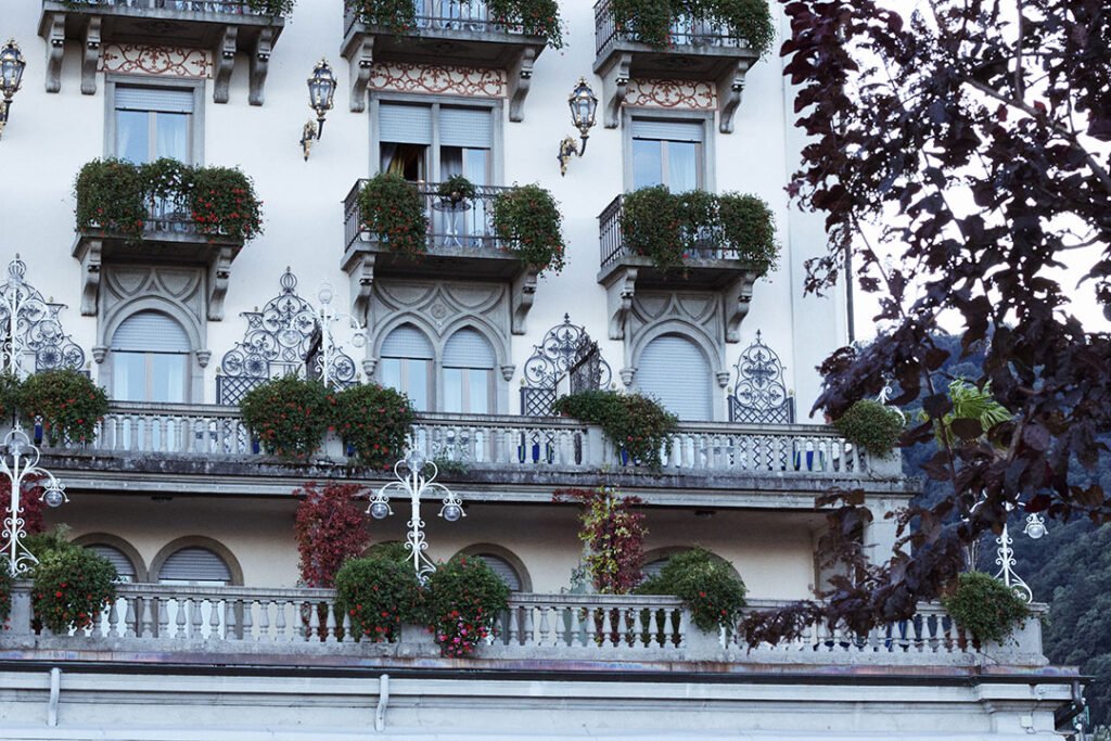 Fachadas em Stresa Lago Maggiore