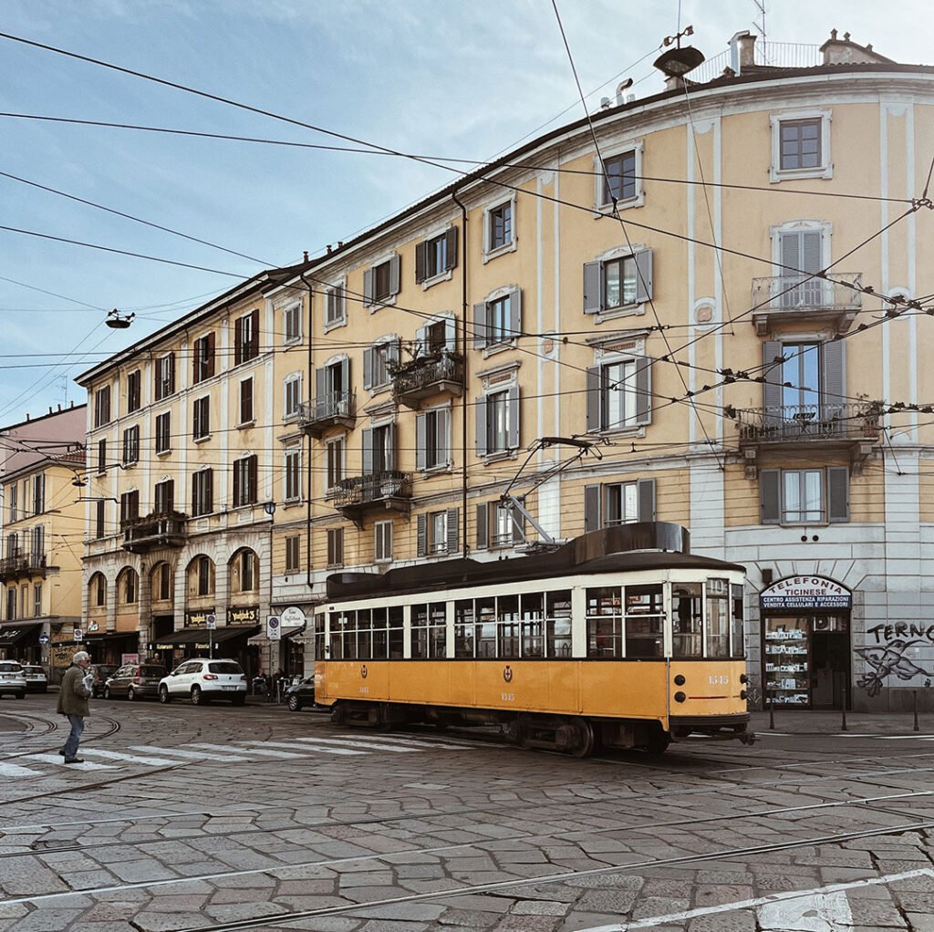 As ruas de Navigli, Milão
