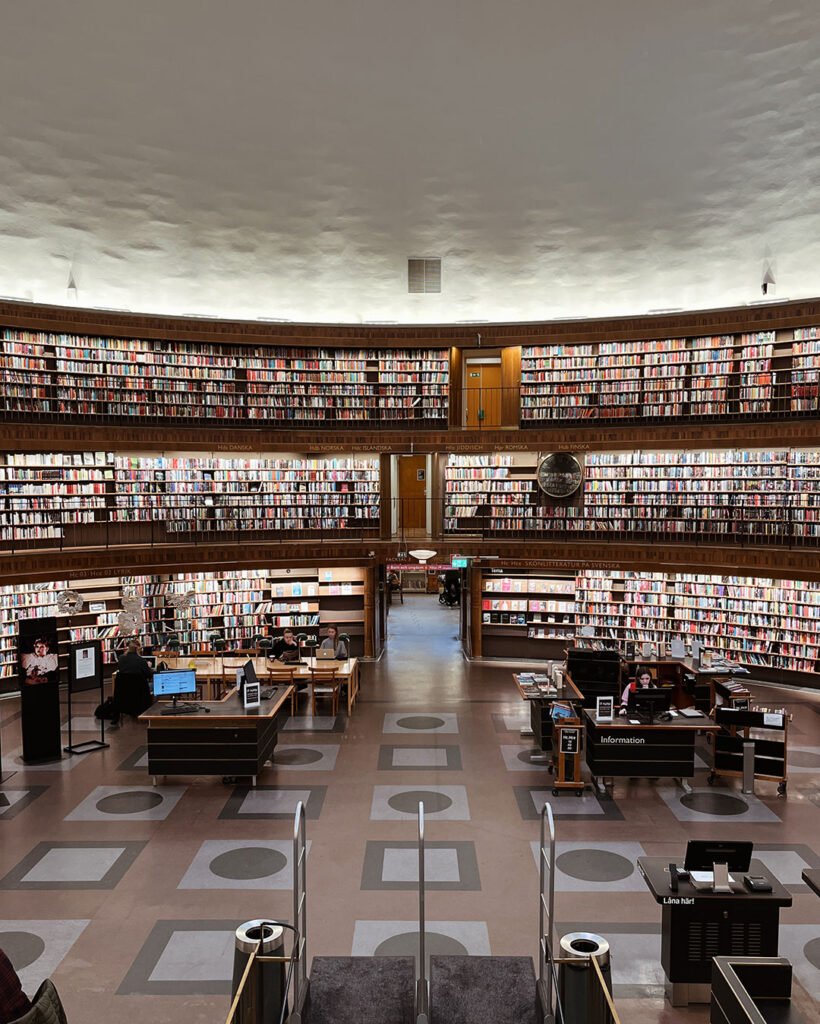 Estocolmo, Suécia: Biblioteca