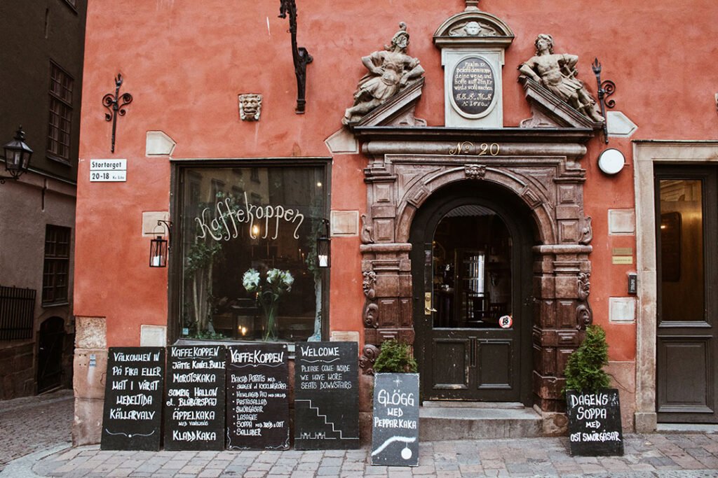 Um dos inúmeros cafés onde se pode fazer o Fika, na Suécia